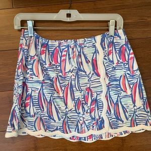 Lilly Pulitzer sailboat skirt